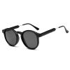 2022 Retro Round Sunglasses Women Men Brand Design Transparent Female Sun Glasses Men Oculos De Sol Feminino Lunette Soleil - black - As Picture