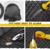 Waterproof Pet Carriers Scratch-resistant Durable Cat Dog Car Seat Cover Folding Non-slip Car Backseat Safety Protection Pad cat - Black - 143x152cm