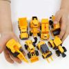 3 Pack Style Random Yellow Small Truck Children's Toys - Yellow