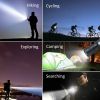 Ultra Bright LED Flashlight With T6 LED lamp beads Waterproof Torch Zoomable 4 lighting modes Multi-function USB charging - Package A