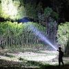 Mini Portable Super Bright Small Household Long-Range Outdoor Lighting Led Strong Light Flashlight - White without charging treasure