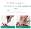 25 in 1 Multitool High Quality Folding Wire Cutter Plier with Screwdrivers;  Multifunctional wrench;  Steel Multi-tools; Multi-purpose pliers - Stainl