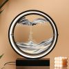 3D Moving Sand Art Table Lamp LED Craft Quicksand USB Cable Control Natural Landscape Flowing Sand Night Light Home Decor Gifts - Gold Sand EU - China