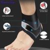 1Pair Sport Ankle Stabilizer Brace Compression Ankle Support Tendon Pain Relief Strap Foot Sprain Injury Wraps Run Basketball - 540112 L - L