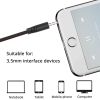 Earphone 3.5mm Wired Headset Earbuds Earphones Sport Headset with MIC for iPhone Xiaomi Earphone Fone De Ouvido for Meizu Huawei - black