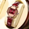Ladies Fashion Casual Quartz Watch Women's Business Leather Hand Watch - Black