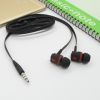 Earphone 3.5mm Wired Headset Earbuds Earphones Sport Headset with MIC for iPhone Xiaomi Earphone Fone De Ouvido for Meizu Huawei - black