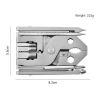 25 in 1 Multitool High Quality Folding Wire Cutter Plier with Screwdrivers;  Multifunctional wrench;  Steel Multi-tools; Multi-purpose pliers - Stainl