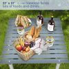 Folding Outdoor Camping Table W/Carrying Bag - Gray - Camping Table