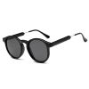 2022 Retro Round Sunglasses Women Men Brand Design Transparent Female Sun Glasses Men Oculos De Sol Feminino Lunette Soleil - black - As Picture