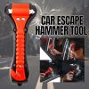 AUTO Car Safety Emergency Escape Hammer Tool Seatbelt Cutter Window Breaker - Red