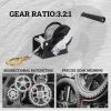 Hand Winch Boat Trailer Winch Heavy Duty Hook Steel Cable, Ratchet Manual Operated Winch for Trailers ATV UTV Boat Marine - 800lbs