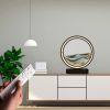 3D Moving Sand Art Table Lamp LED Craft Quicksand USB Cable Control Natural Landscape Flowing Sand Night Light Home Decor Gifts - Gold Sand EU - China