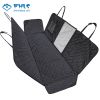 Waterproof Pet Carriers Scratch-resistant Durable Cat Dog Car Seat Cover Folding Non-slip Car Backseat Safety Protection Pad cat - Black - 143x152cm