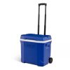 Latitude 30qt Roller Cooler - blue