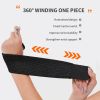 Unisex sports wristband joint cover fitness basketball tactical crawling equipment pressurized open black protective gear - A