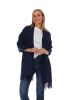 Fall Wraparound Full Body Scarf - Navy