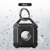 Waterproof Airtag Keychain Holder Case; Screw Full Cover Compatible For Apple Air Tag Tracker Key Ring Anti-Scratch Anti-Lost Cover - Red