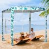 Foldable Easy-Assembly Sun-Shade Shelter Beach Canopy - Style A - 8' x 8'