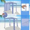 Foldable Easy-Assembly Sun-Shade Shelter Beach Canopy - Style A - 6.6' x 6.6'