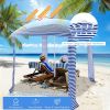 Foldable Easy-Assembly Sun-Shade Shelter Beach Canopy - Style A - 6.6' x 6.6'